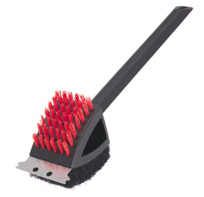 Jumbuck 3-In-1 BBQ Cleaning Tool Nylon Long Grill Brush