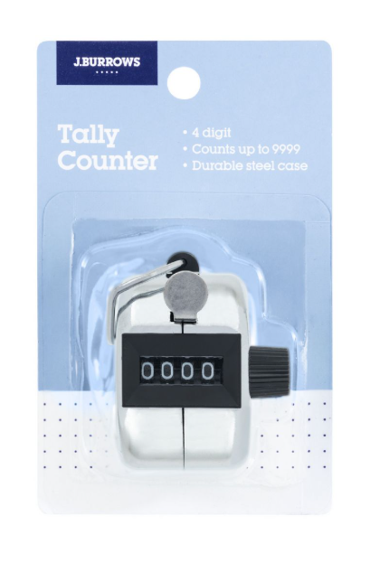 J.Burrows 4 Digit Tally Counter