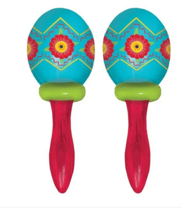 Fiesta Plastic Maracas - Blue