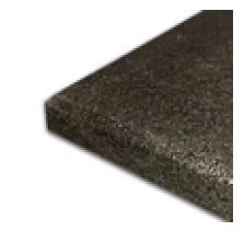 15mm Black Rubber Tile / Gym Mat
(Commercial Grade High Density) (1m x 1m)