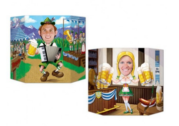 Oktoberfest Double Sided Photo Prop - 94cm x 64cm