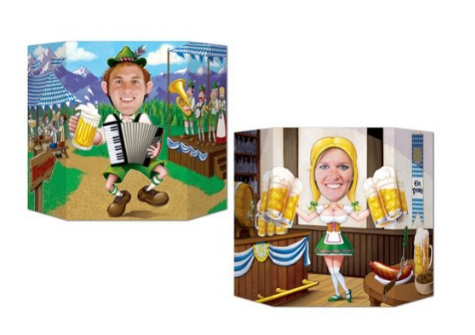 Oktoberfest Double Sided Photo Prop - 94cm x 64cm