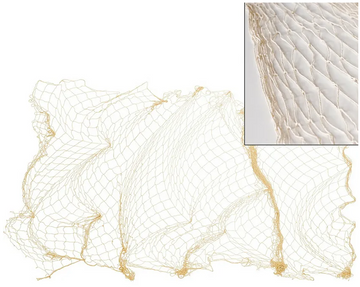 Natural Coloured Fish Netting - 1.8m x 2.4m.