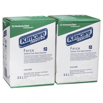 KIMCARE Industrie 9535 Force Solvent-Free Hand Cleaner, 3,500ml/Cartridge, 2 Cartridges/Case