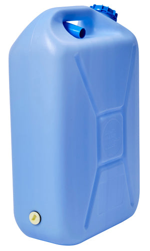 WATER CARRY CAN W POURER BLUE 20L