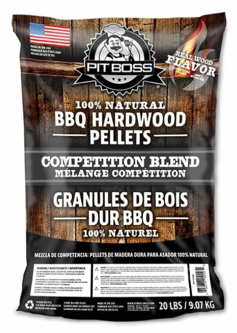 Pit Boss 9kg Hardwood BBQ Pellets - Competition Blend 9kg
