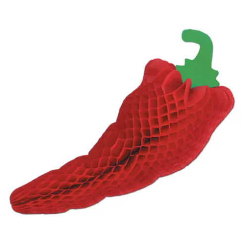 Chilli Pepper Honeycomb Hanging Decoration