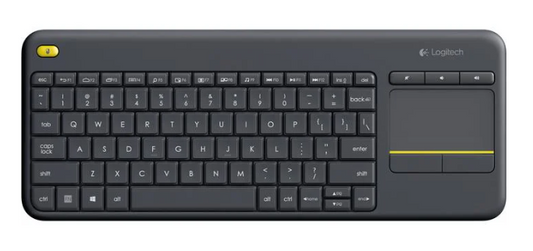 Logitech K400 Plus Wireless Touch Keyboard (Black)