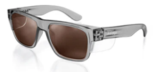 SafeStyle Fusions Graphite Frame Brown Polarised Lens