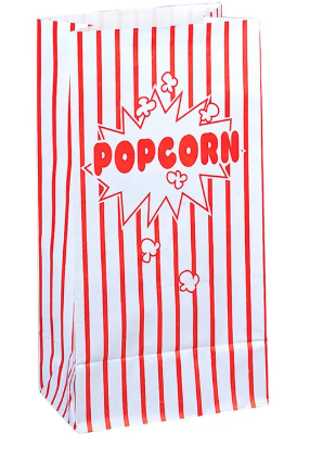 Popcorn Paper Bags (Pack of 10)