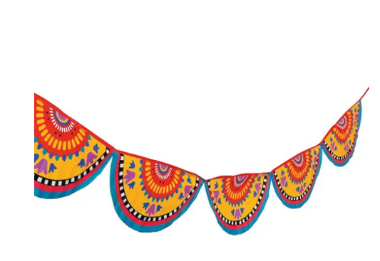 Mexican Folk Art Bunting Garland