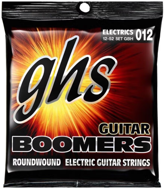 GHS Boomers GBH 6-String Roundwound Electric Guitar Strings - Heavy (12-52)