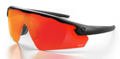 SafeStyle Phantoms Matte Black Frame/Reflectors Red Lens