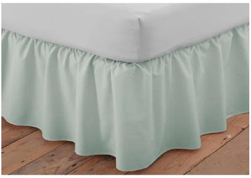 Ruffled Elastic Bed Valance - Queen - 152x203 34cm