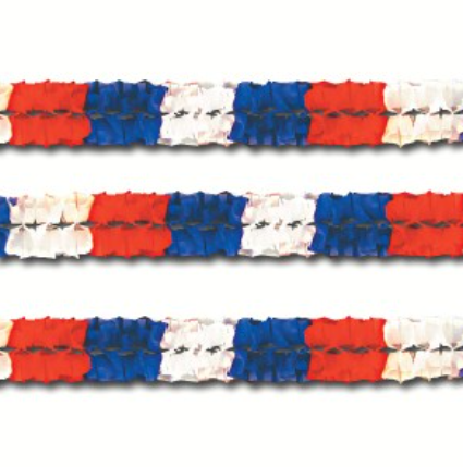 Garland Red White and Blue - 10ft x 6inch