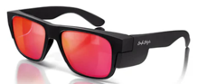 SafeStyle Fusions Matte Black Frame/Mirror Red Polarised