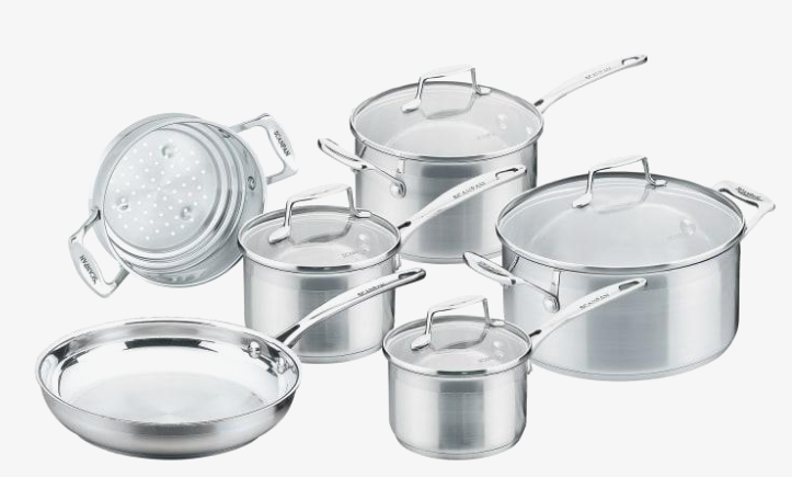 Scanpan Impact 6pc Stainless Steel Cookware Set