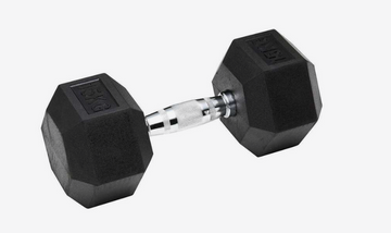 RUBBER HEX DUMBBELL 15Kg