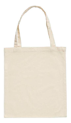 Plain Cotton Craft Bag Natural 38 x 42 cm