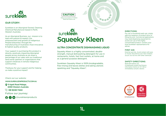 Surekleen Squeeky Kleen, 1L  EACH