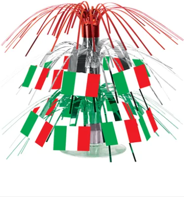 Italian Flag Mini Cascade Centrepiece