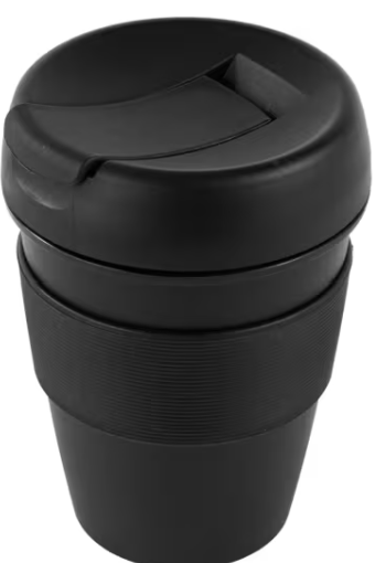 430ml Black Reusable Travel Cup