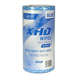 WIPES ON ROLL XHD BLUE 300X530MM