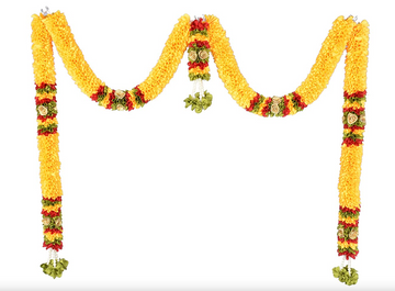 Traditional Artificial Doorway Flower Toran Garland - 105 x 5 x 60 cm