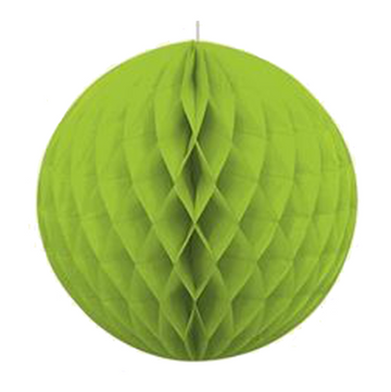Honeycomb Ball 20cm Neon Lime Green