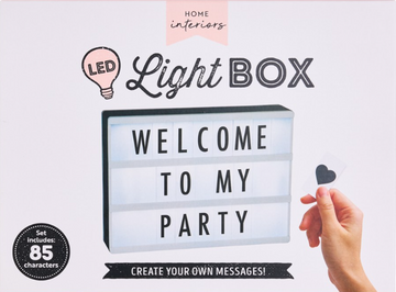 LED Light Box - 22cmH x 30cmW