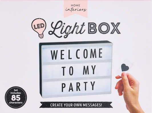 LED Light Box - 22cmH x 30cmW
