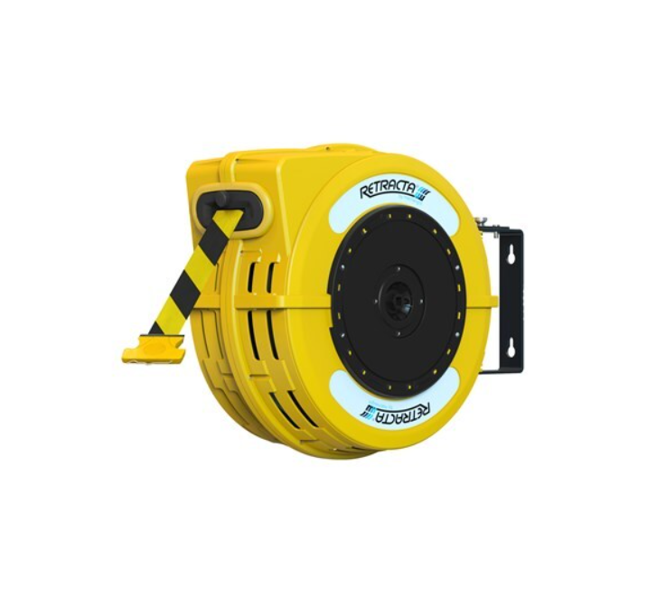 Retracta Safety Barrier Reel Yellow/Black Stripe (Caution) 48mm x 25m Tape