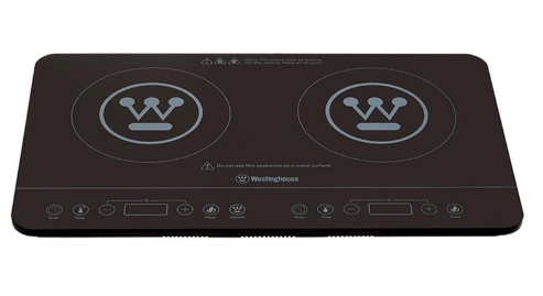 Westinghouse 2400W Electric Dual Twin Portable Induction Cooktop Cooker
