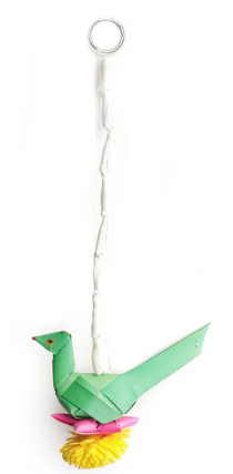 Palm Parrot Hangings (set of 5)- 15 x 45 cm