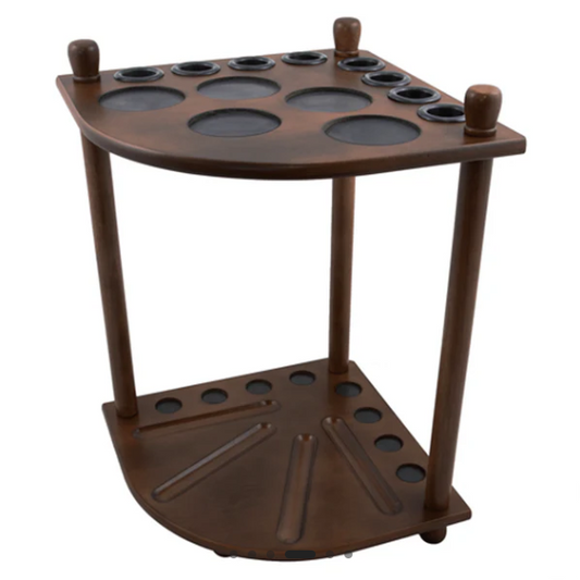 8 Cue Corner Stand - Walnut