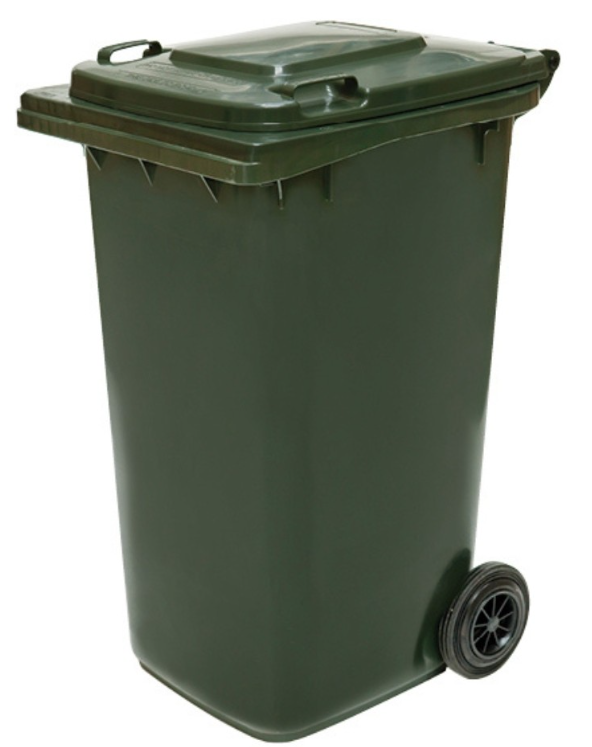 WHEELIE BIN 60LT DARK GREEN