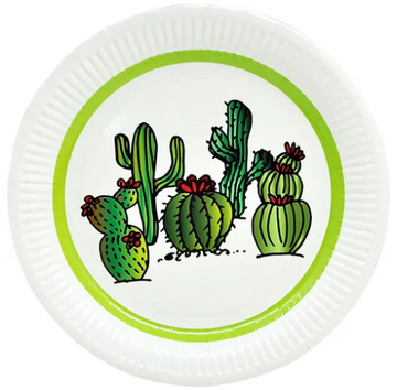 Cactus Garden Large Paper Plates