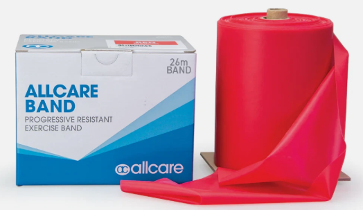 AllCare Resistance Band 25m - Medium (Red)