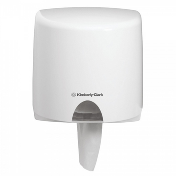 AQUARIUS 70180 Wipers Dispenser, White Lockable ABS Plastic, Compatible with 94125 & 94126 Codes