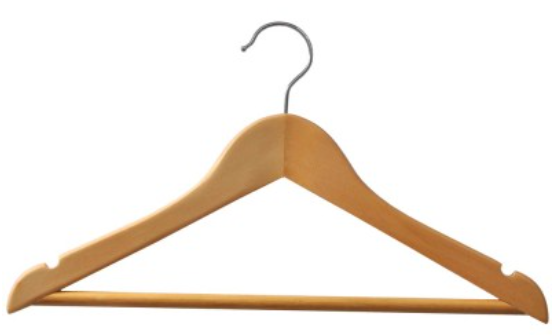 Adult Wood Shirt Hanger A Grade