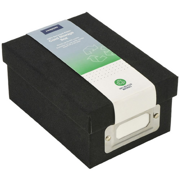 J.Burrows Business Card Storage Box Black