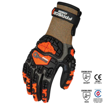 Force360 Graphex Armour Cut Glove (Cut Level F), Size S