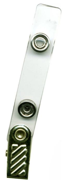 PVC Strap with Alligator Clip Clear - 20pk