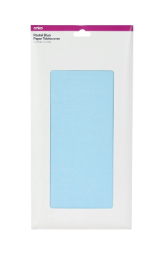 Paper Tablecover Pastel Blue - 274 x 137cm