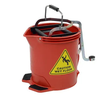 Wringer Bucket, Red, 15L