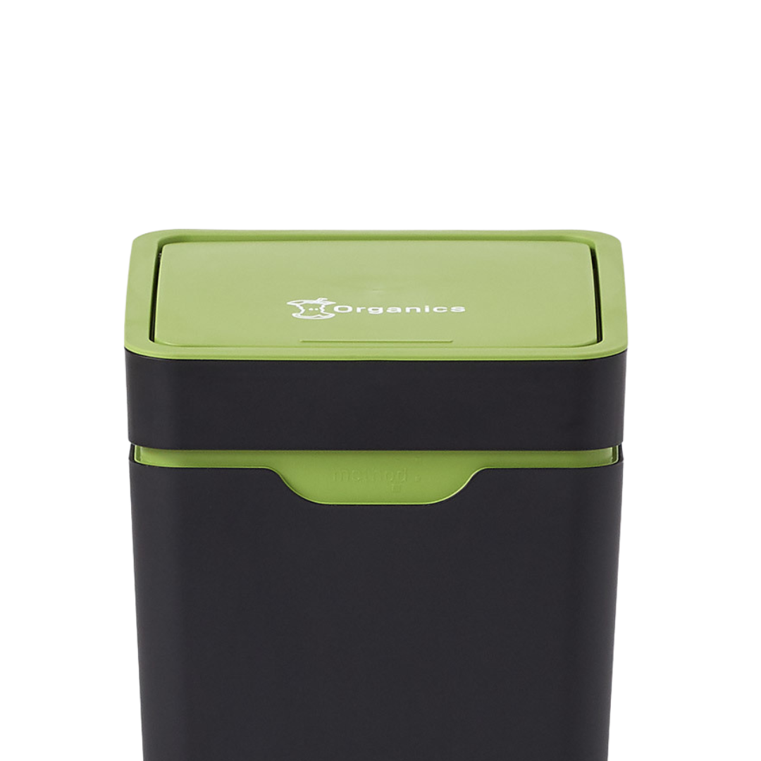 Method Recycling Bin 60L - Touch Lid - Green Organics