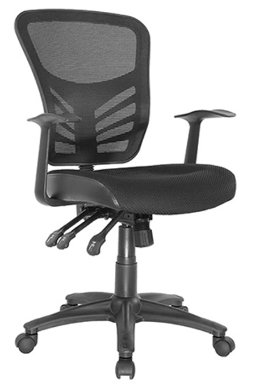 Task Office Chair, Mesh Back - Black