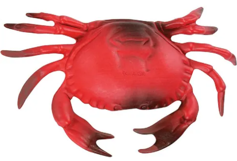 Plastic Crab - 11cm tall x 21cm wide (including legs).