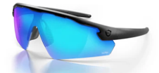 SafeStyle Phantoms Matte Black Frame/Reflectors Blue Lens