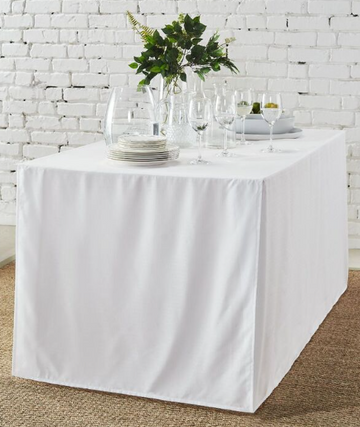 KOO Salute Trestle Tablecloth White 76 x 183 cm